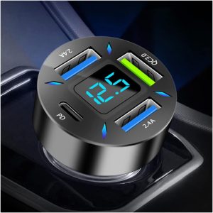 Aokdom Fast Car Charger Black-0