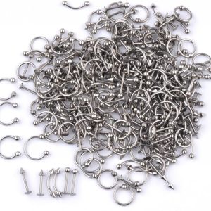 IPINK Body Piercing Kit Stainless Steel-0