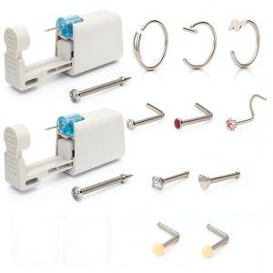 Nose Piercing Kit for Women Men-0