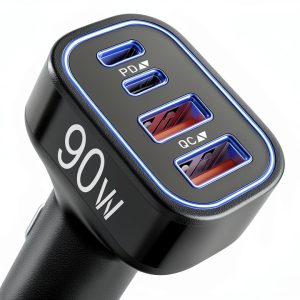 Heyuan Renzhi 4-Port Fast Car Charger-0