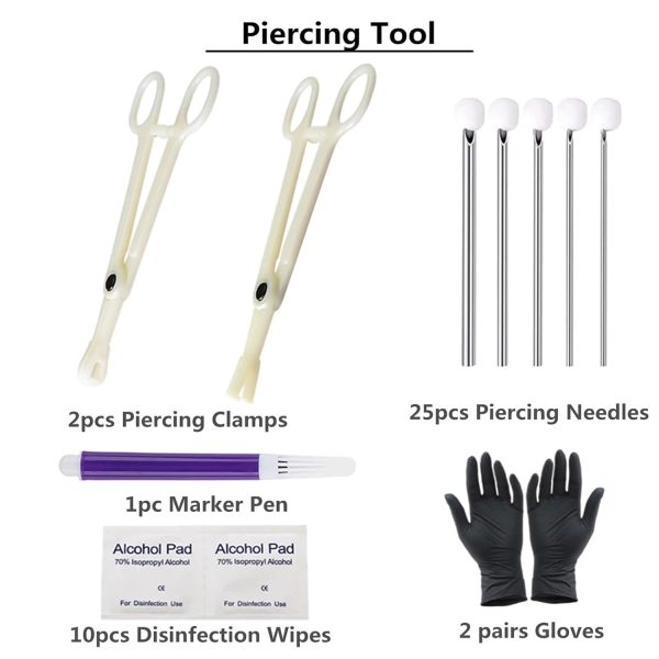 Body Piercing Kit Yuelong 42PCS-1