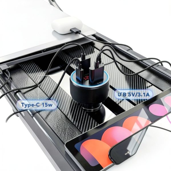 Shenzhen Yilian E-commerce Co. 4 Port Car Charger-1