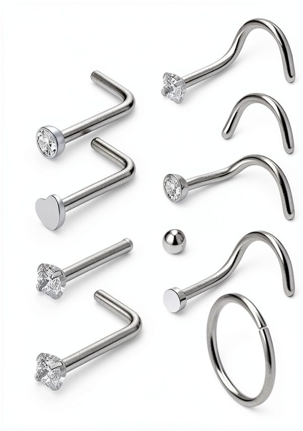 Nose Piercing Kit Firstomato Stainless Steel-2