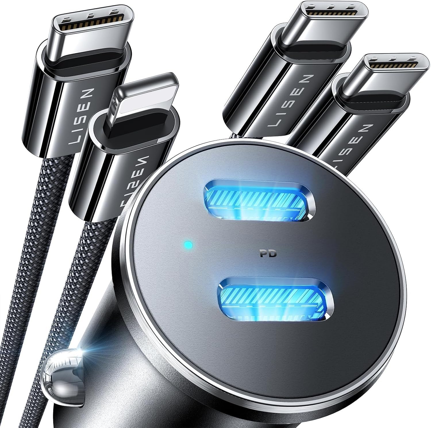 Lisen iPhone 17 Fast Car Charger USB C