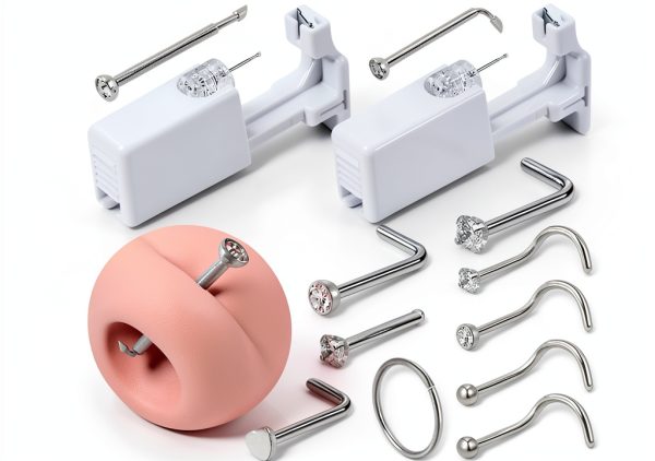 Nose Piercing Kit Firstomato Stainless Steel-6