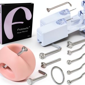 Nose Piercing Kit Firstomato Stainless Steel-0
