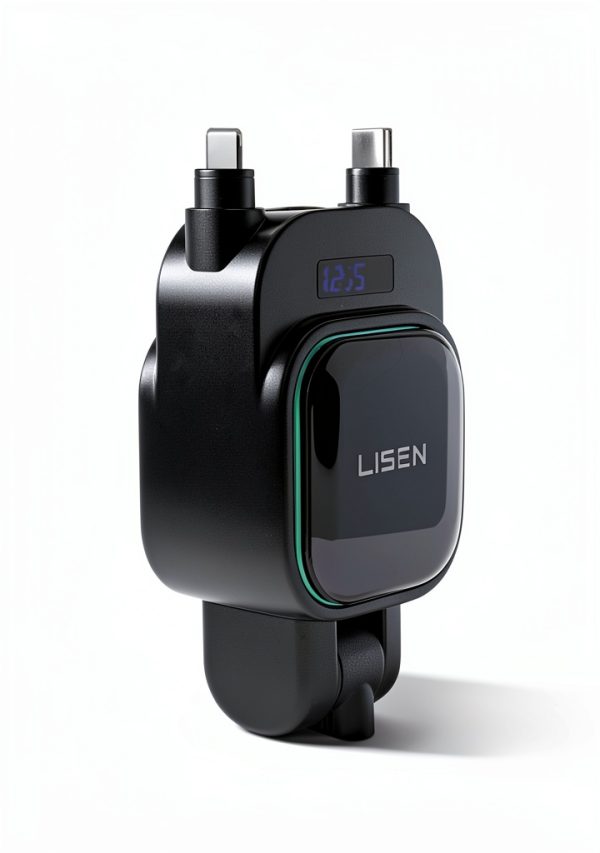 Lisen Fast Charging Car Charger Black-3