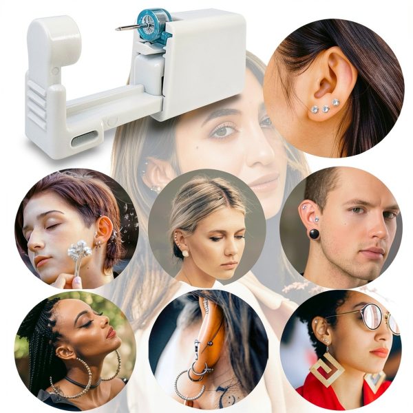 Ear Piercing Kit Qoaimu Stainless Steel Disposable-6