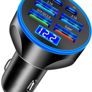 UYUXIO USB C Car Charger Fast Charging-0