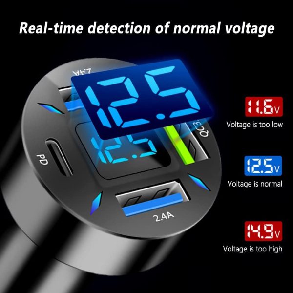Aokdom Fast Car Charger Black-6