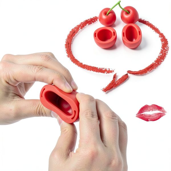 Brrnoo Lip Plumper Silicone Cherry Design-1