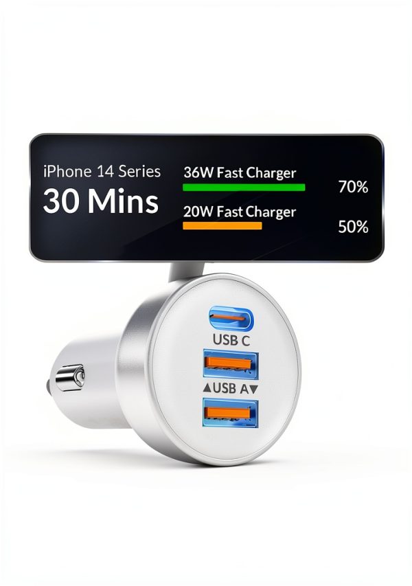 Heyuan Zuoyou 70W Car Charger for iPhone-2