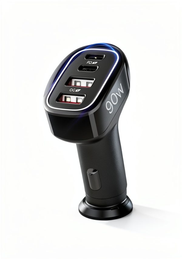 Heyuan Renzhi 4-Port Fast Car Charger-6