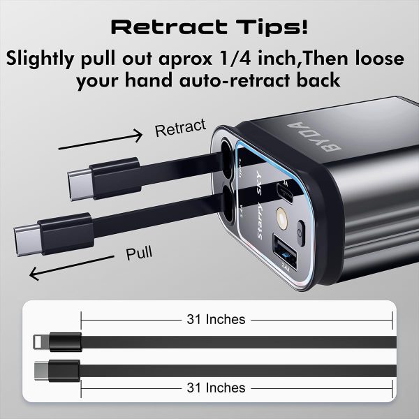 BYDA 69W Car Charger for iPhone and Android-3