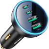 Rocoren 70W 4 Ports Car Charger-0