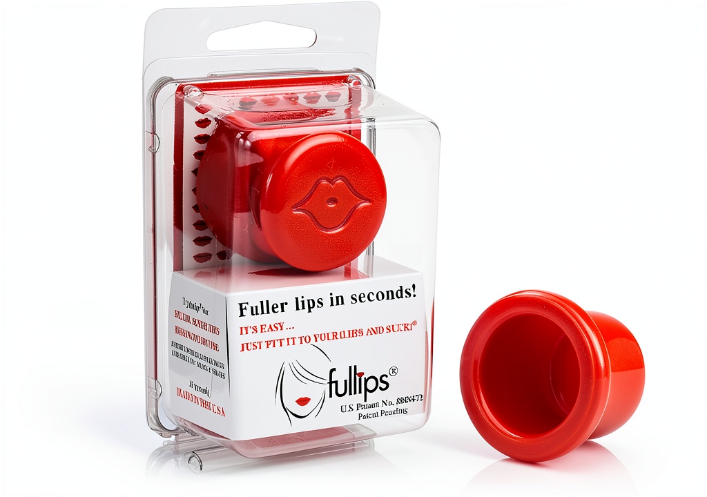 Fullips Lip Plumping Tool placed on a vanity table
