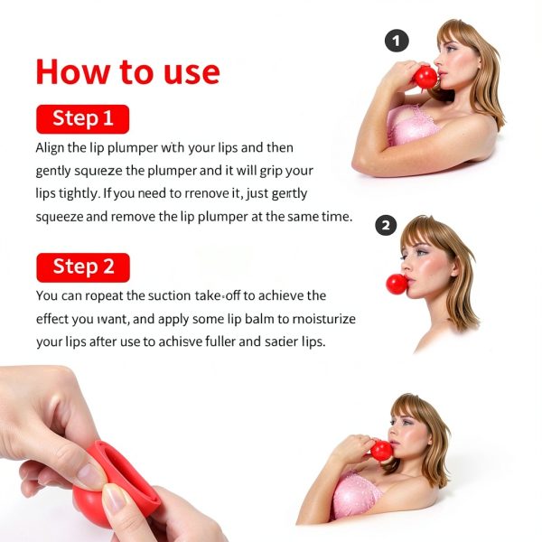Lip Plumper AGARES Silicone Compact Device-5