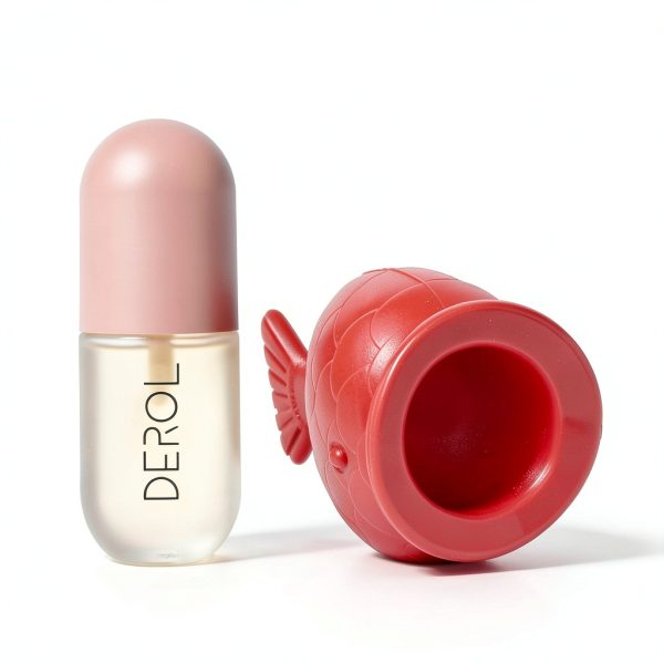 DEROL Fish‑Shape Lip Plumper with Ginger Gloss – 2‑Hour Natural Plump-1
