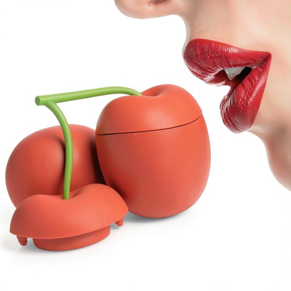 Lip Plumper Maitys Silicone Cherry Red Lip Enhancer Soft Flexible Tool-0