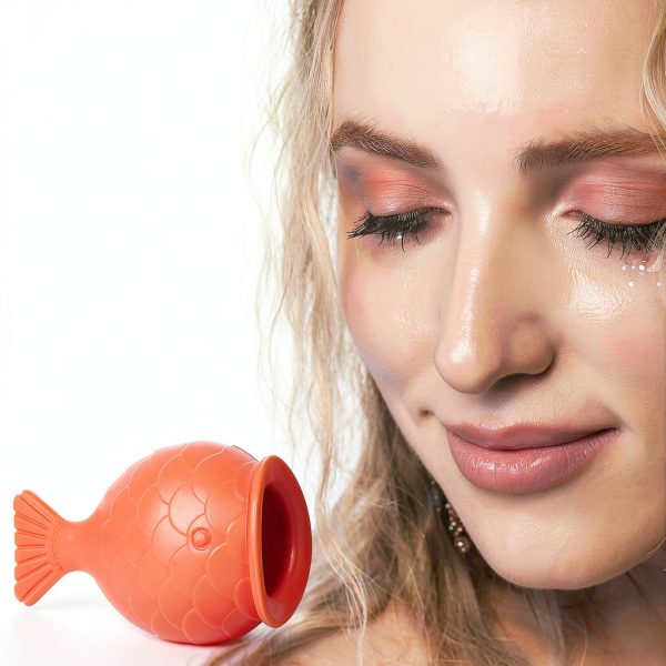 Odebiao Goldfish Lip Plumper Red Food‑Grade Silicone Compact Tool-6