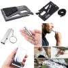 EMDMAK Survival Kit 15 in 1 Outdoor Emergency Gear for Men Black-7