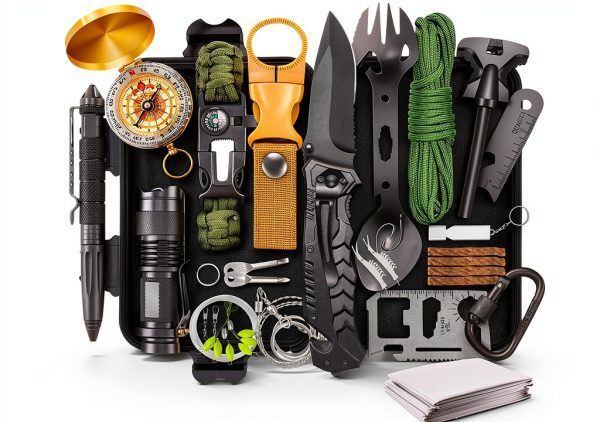 Survival Kit 30 in 1 Laufary Outdoor Kit Aluminum Tools Waterproof-0
