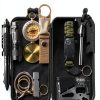 EMDMAK Survival Kit 15 in 1 Outdoor Emergency Gear for Men Black-6