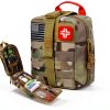 Survival Kit LUXMOM 142pcs Outdoor Gear with Molle Pouch Camouflage-1