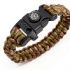 Emergency Survival Bracelet RLXMARTD 8 Pack with Whistle and Compass-4