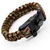 Emergency Survival Bracelet RLXMARTD 8 Pack with Whistle and Compass-5