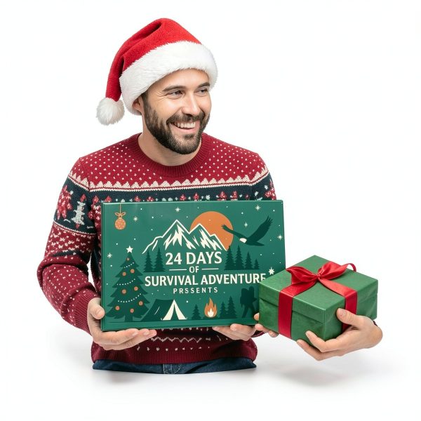 Survival Kit Advent Calendar 2025 WIFER 24-Day Outdoor Tools for Men-8