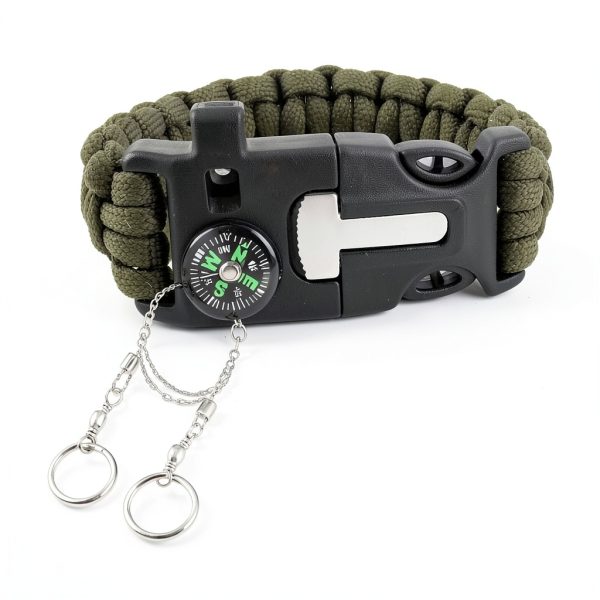 Survival Kit 37-in-1 by BHYTAKI Outdoor Survival Gear Black Large-5