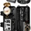 Emergency Survival Kit 13-in-1 XUANLAN Gear with Fire Starter Bracelet-0