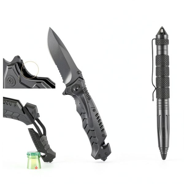 Survival Kit for Men 13-in-1 Tactical Gear by Abpir Camping Hiking-2