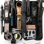 XUANLAN Emergency Survival Kit 29-in-1 Large Gray Nylon Outdoor Gear-0