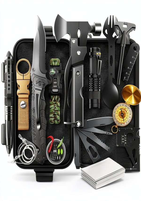21-in-1 Survival Gear by Jigirpoh Multi Tool for Camping & Hunting-0