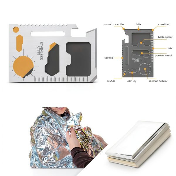 Gifts for Men Survival Kit by BesTuckle 25‑Piece Emergency Gear-4