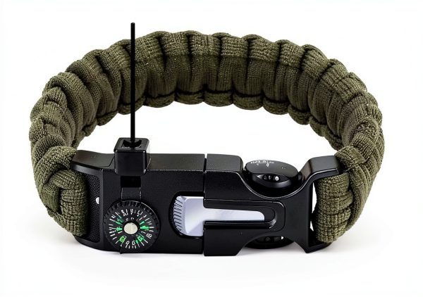Survival Kit LUXMOM 28-in-1 Aluminum Tactical Gear for Men Black-4