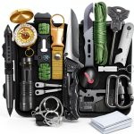 Survival Kit XKASE 19-in-1 Outdoor Survival Gear for Men-0