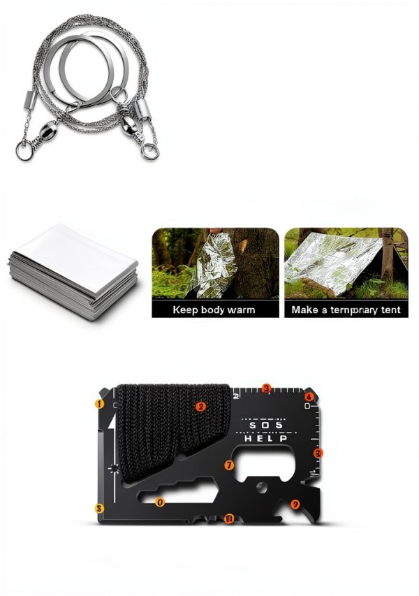 21-in-1 Survival Gear by Jigirpoh Multi Tool for Camping & Hunting-6