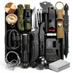 Survival Kit Khvvxe 19-in-1 Stainless Steel Outdoor Large Neutral-0