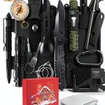 Gifts for Men Christmas Survival Kit 17-in-1 DOZAVI Case Red-0