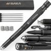 Tactical Pen 7-in-1 ANKAKA Black Self-Defense Tool with Flashlight-0