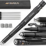Tactical Pen 7-in-1 ANKAKA Black Self-Defense Tool with Flashlight-0