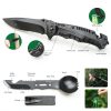 Survival Kit LUXMOM 28-in-1 Aluminum Tactical Gear for Men Black-2