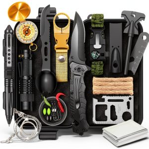 Gifts for Men Survival Kit by BesTuckle 25‑Piece Emergency Gear-0