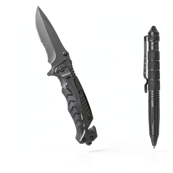 Survival Kit 37-in-1 by BHYTAKI Outdoor Survival Gear Black Large-2