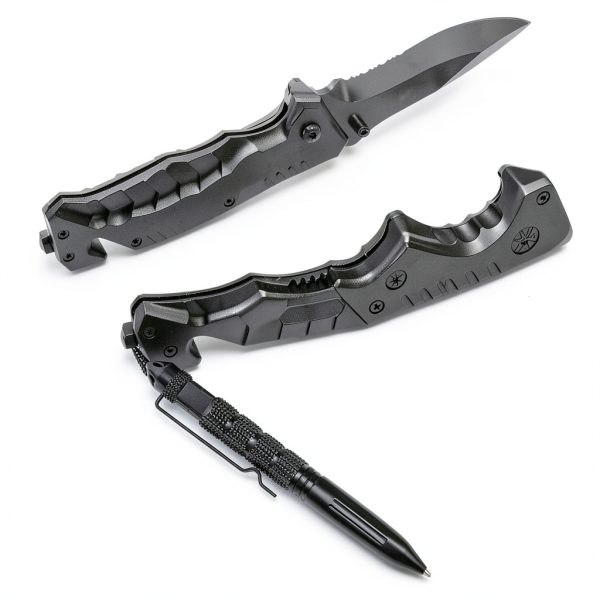 Survival Kit Khvvxe 19-in-1 Stainless Steel Outdoor Large Neutral-1