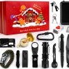 Gifts for Men Christmas Survival Kit 17-in-1 DOZAVI Case Red-1