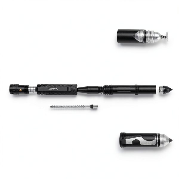 Tactical Pen 7-in-1 ANKAKA Black Self-Defense Tool with Flashlight-5